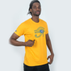 T-Shirt L’œil D’Horus -Design Brodé - 100% Coton - Jaune - Unisex